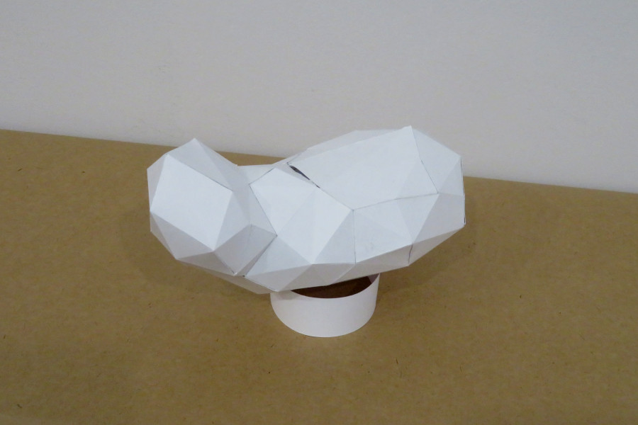 Papercraft asteroid Itokawa v2 photo 2